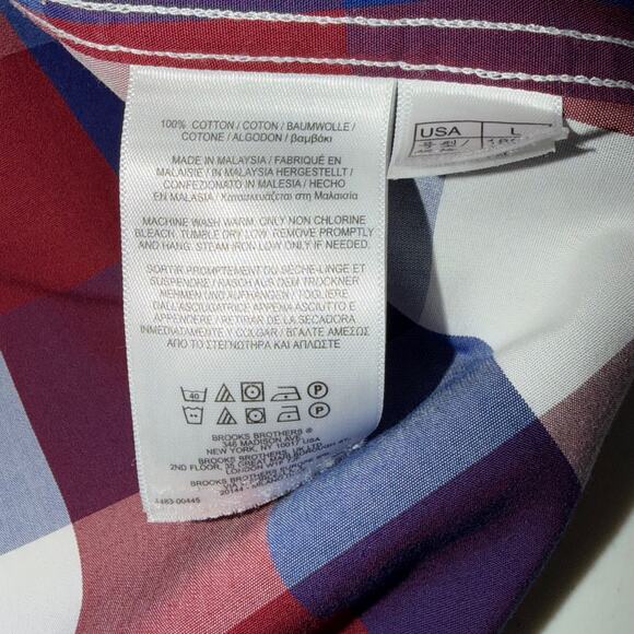 Brooks Brothers Regent Mens Large Original Long Sleeve Oxford Casual Dress Shirt - Picture 5 of 9